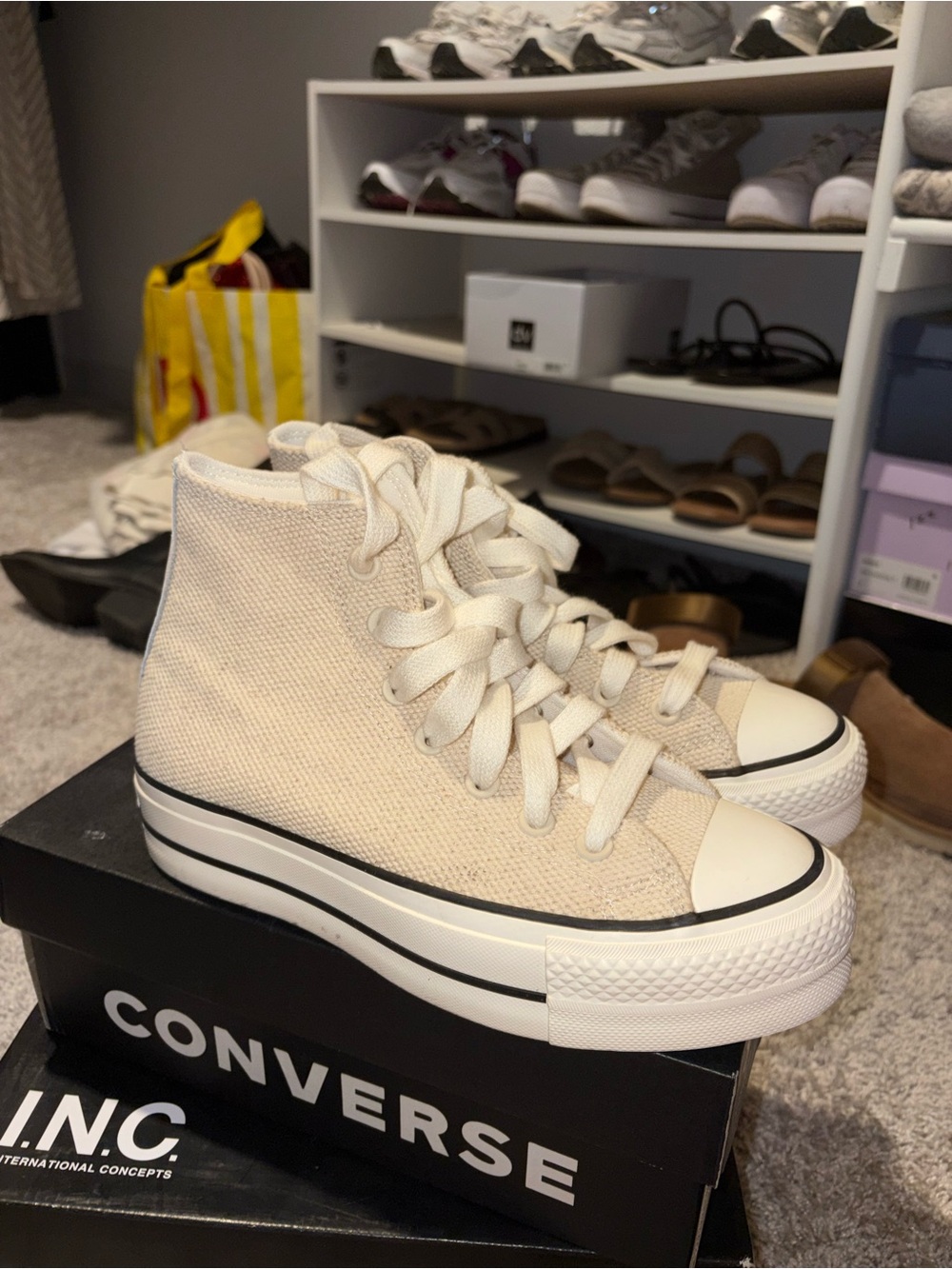 Converse Platform High Top Sneakers - Off-White